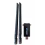 ALLNET Wireless AX 1800 Mbit USB 3.0 WLAN-tikku Dongle ALL-WA1800AX-EXT ulkoisilla antenneilla