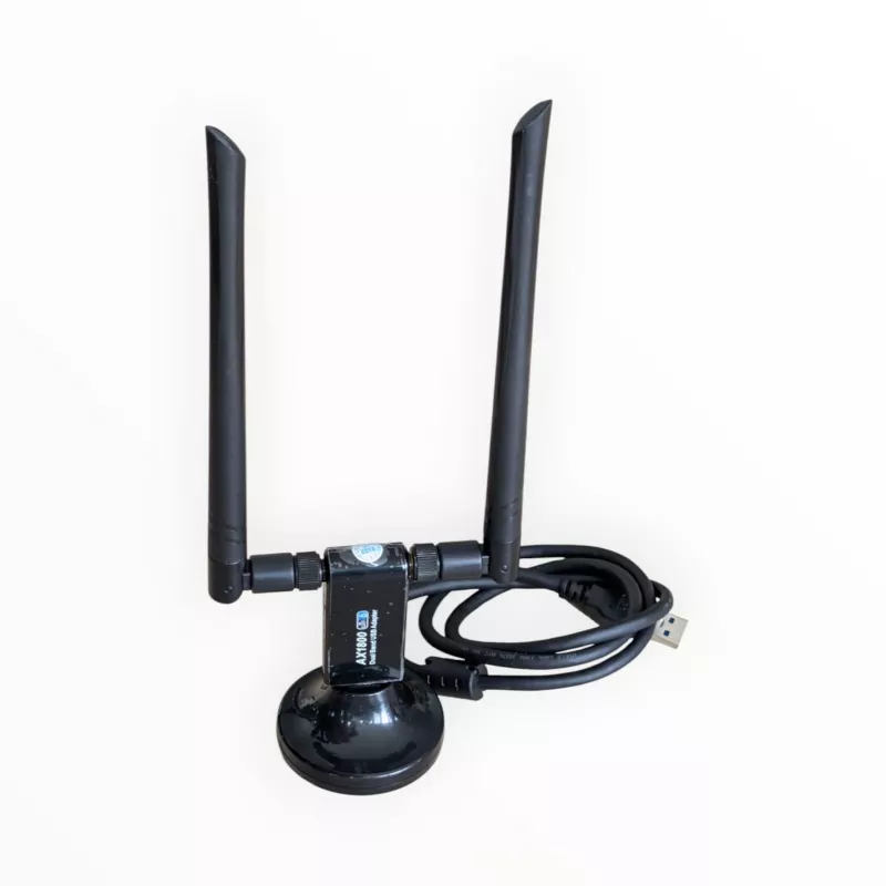 ALLNET Wireless AX 1800 Mbit USB 3.0 WLAN-tikku Dongle ALL-WA1800AX-EXT ulkoisilla antenneilla