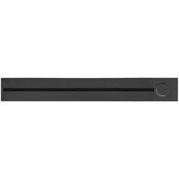 SYNERGY21 MODULRAIL 600mm pistorasia, kytkimellä, 3 Schuko-pistorasiaa, musta S21-MR005
