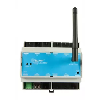 ALLNET ALL3505v2 IP-talotekniikkaohjain 8 anturiportilla, DIN-kiskoasennus