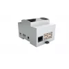 ALLNET DIN-kiskoasennuskotelo Raspberry Pi 4 Model B:lle läpinäkyvällä ikkunalla, harmaa 25.0410000.RP4