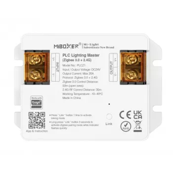 Miboxer PLCZ1 Zigbee 3.0 + 2.4G MiLight/Miboxer valomaster-ohjain