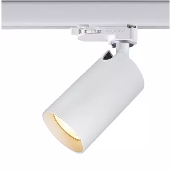 SYNERGY21 LED-kiskoon asennettava kohdevalaisin 3-vaihekiskoon, VLH-sarja, GU10, valkoinen S21-LED-Z26056