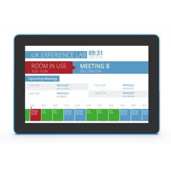 ALLNET MeetTwo-101B 10,1 inch neuvotteluhuone RGB LED -tabletti RK3576 Android 16 NFC/RFID musta