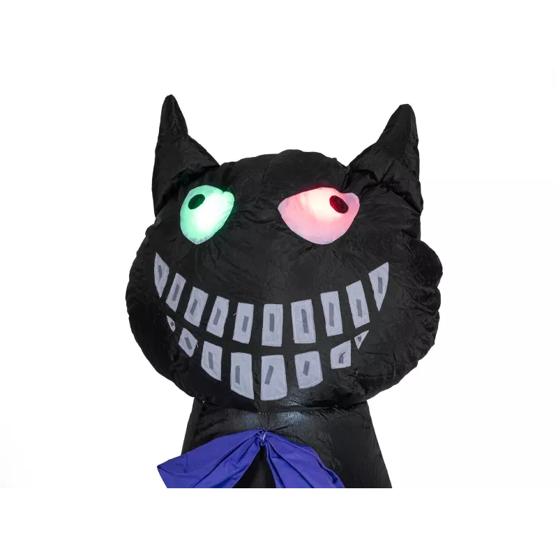 EUROPALMS Halloween puhallettava hahmo kissa ja kurpitsa, 183cm 83316152