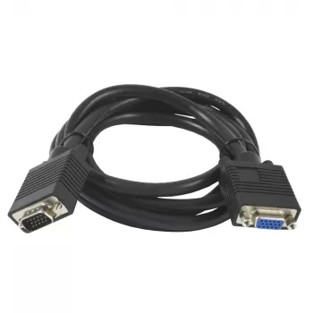 SYNERGY21 S215297 VGA-jatkokaapeli, 1,8 m, uros-naaras, musta