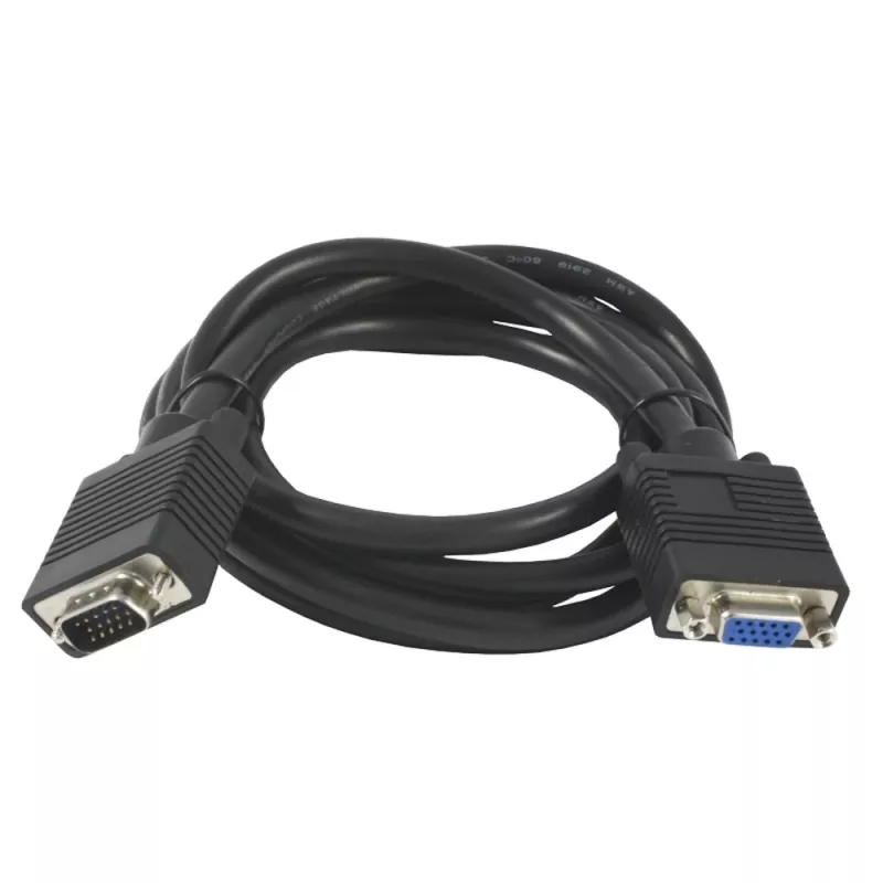 SYNERGY21 S215297 VGA-jatkokaapeli, 1,8 m, uros-naaras, musta