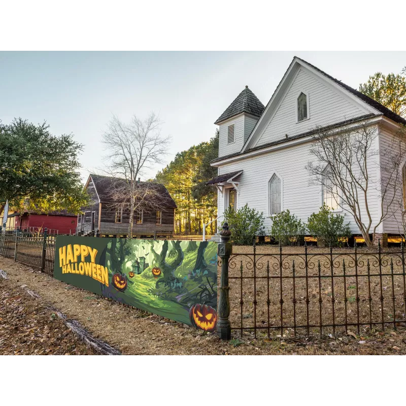 EUROPALMS Halloween-banneri, aavikkometsä, 300x90 cm 80164205