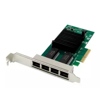 ALLNET PCIe 1G x4 neliporttinen palvelinsovitin - kupari RJ45 - Intel I350 (ALL0136v2-4-GB-TX/I350T4)