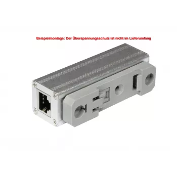 ALLNET Cat.6 Ethernet-ylijännitesuoja DIN-kiskokiinnikkeellä ALL95100:lle (ALL95100-DinRail-Clamp)