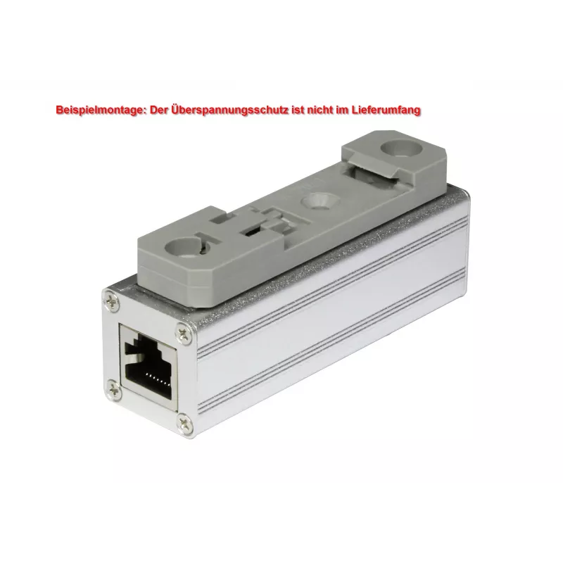 ALLNET Cat.6 Ethernet-ylijännitesuoja DIN-kiskokiinnikkeellä ALL95100:lle (ALL95100-DinRail-Clamp)