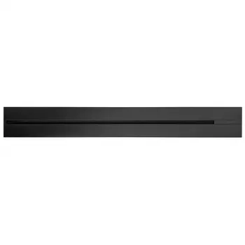Synergy 21 MODULRAIL pinta-asennettava pistorasiakisko, 600 mm, musta (S21-MR001)
