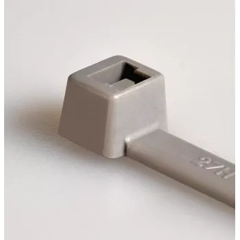 HellermannTyton T80R nippuside, polyamidi 6.6, harmaa, 360 mm x 4,6 mm, 100 kpl (116-08018)