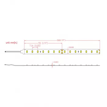 SYNERGY21 Flex Strip lämminvalkoinen DC24V 72W IP67 CRI>90 (S21-LED-B220010)