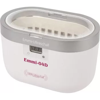 EMAG EMMI-04D ultraäänipuhdistin 0,6 l, 40 W, 45 kHz, ruostumaton terässäiliö, muovikotelo