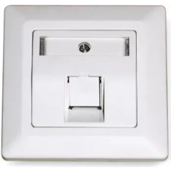Dätwyler 185866 RJ45 Cat 7A datamoduuli, 1 portti, valkoinen