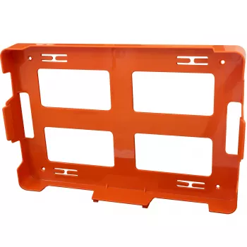 PETEX 43924135 DIN 13157 ensiapulaukku, oranssi, 280 x 115 x 200 mm, seinäkiinnitteinen, ABS-muovi, toimistoihin, työpajoihin, pienyrityksille, oppilaitoksille