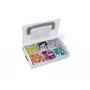 HellermannTyton HelaCon Plus Mini push-in johdinliitinsarja, 350 kpl, 0,5-2,5 mm², 450 V, 24 A 148-90046
