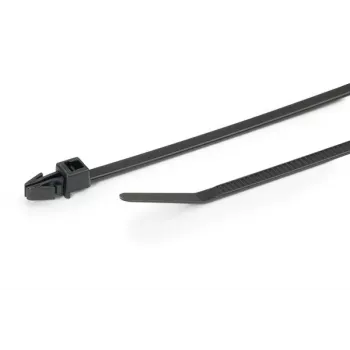 HellermannTyton T30RSF-PA66HS-BK (500) nippuside 158 mm x 3,6 mm musta 500 kpl:n pakkaus 126-00329