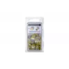 HellermannTyton HelaCon Plus Mini HCPM-2 push-in liitin, 2-napainen, 0,5-2,5 mm², läpinäkyvä/keltainen, 20 kpl:n pakkaus 148-90054