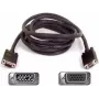 SYNERGY21 S215246 VGA-sukupuolen vaihtaja -adapteri uros naaras, kullattu, musta