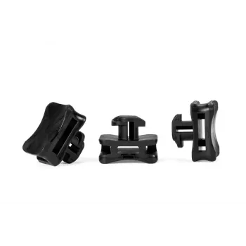 HellermannTyton ACFM5W8PT4,5 nippusidepidike DIN-kiskoon, iskunkestävä PA66, musta, 25 kpl 151-03245