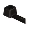 HellermannTyton T-sarja T18R nippuside sisähampaisella, 100 mm x 2,5 mm, musta, 100 kpl:n pakkaus 111-01910