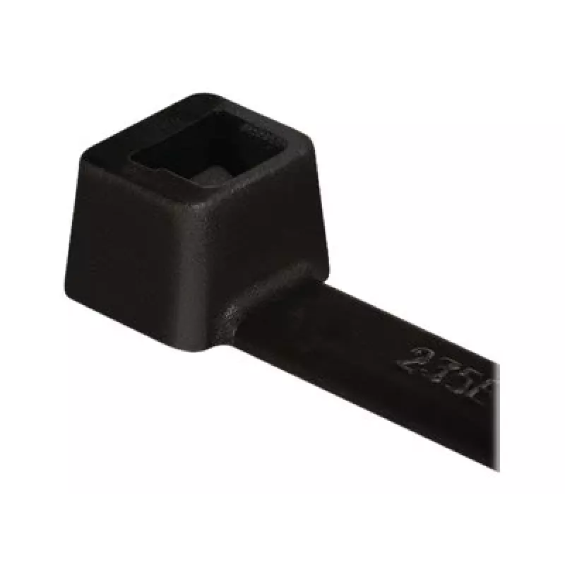 HellermannTyton T-sarja T18R nippuside sisähampaisella, 100 mm x 2,5 mm, musta, 100 kpl:n pakkaus 111-01910