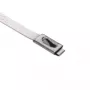 HellermannTyton MBT27S-316-SS-NA-C1 ruostumaton teräsnippuside, 681 mm x 4,6 mm, kuulalukko, hopea 111-93279