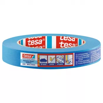 Tesa Precision peiteteippi 4440 Outdoor UV Plus, sininen, 50 m x 19 mm 04440-00000-00