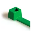 HellermannTyton T80L-N66-GN-C1 vakiokaapelikiinnike, 390 x 4,6 mm, vihreä, 100 kpl 116-05415