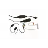 MIDLAND Albrecht AE 31-PT07 in-ear-mono-headset mikrofoni-varrella ja PTT:llä, johdollinen, 2-pin-liitäntä, musta 41990