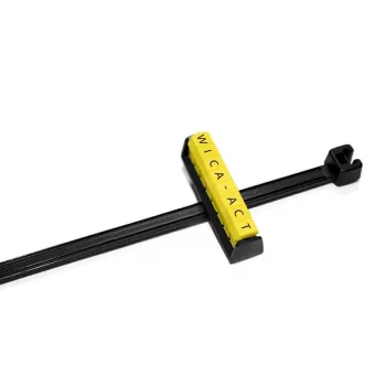 HellermannTyton WIC1 kaapelimerkitsin musta PA66 26,7 mm 100 kpl 561-06000