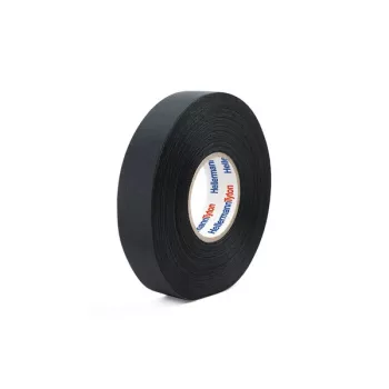 HellermannTyton 712-10003 PVC sähköeristysteippi, musta, 19 mm x 20 m, kumiliima, 0,15 mm paksu