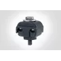 HellermannTyton 435-01558 itseliimautuva teräksinen nippusiteen pidike, musta, 19 x 19 mm, 4,8 mm nippusiteille, 100 kpl