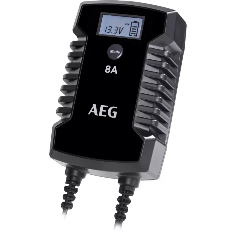 AEG LD8 10618 ajoneuvon akkulaturi 12V/24V 8A/4A automaattinen