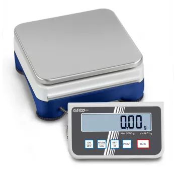 KERN PCD 2500-2 tarkkuusvaaka 2500 g kapasiteetti, 0,01 g luettavuus