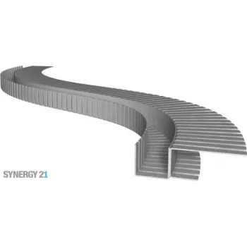 SYNERGY21 S21-LED-PR00002 LED-profiili 200cm, sinkitty teräs TYP-A Flex