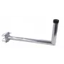 valkoinen MAS4855 teräspylväsvarret 55cm kiristimellä (3024)