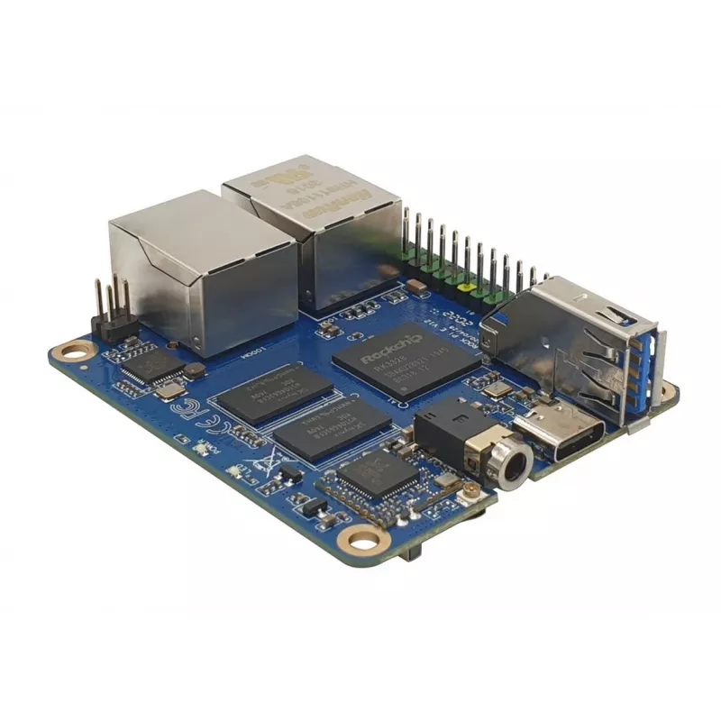 ALLNET Rock Pi E D4W1 Dual-Ethernet-kortti RK3328 512MB RAM 802.11 a/b/g/n, 2,4G (RS309-D4W1)