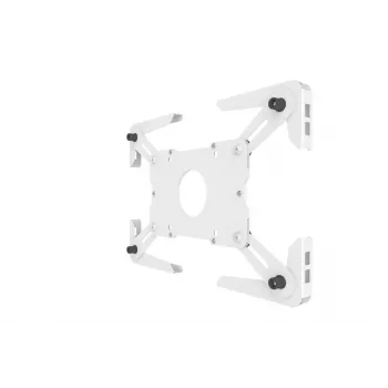 ALLNET VesaFLEX-Mount/10.1w valkoinen tablet-VESA-teline 10,1–13 tuuman tableteille, 360° kierto, lukittava, VESA 75/100