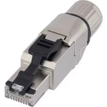 LAPP ED-IE-AXS-6A-A-20-FD-FC Cat.6A RJ45 kenttäasennettava liitin, suojattu, työkaluton IDC, sinkkipainevalu, 10 kpl:n pakkaus 21700654