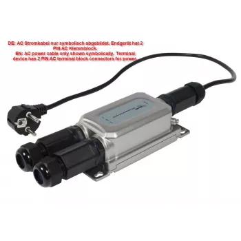 ALLNET Outdoor PoE-injektori IP67 IEEE 802.3bt 60W metallikotelo ALL-PI2013Ov2BT60