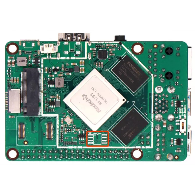 ALLNET Rock Pi 4A+ OP1 4GB/32GB ilman WLAN&Bluetooth PoE Pinneillä (RS114A+D4E32)