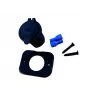 IWH USB-asennuslatausliitäntä 12/24V, 2,1A, 1x USB-A, paneeliasennus 019004