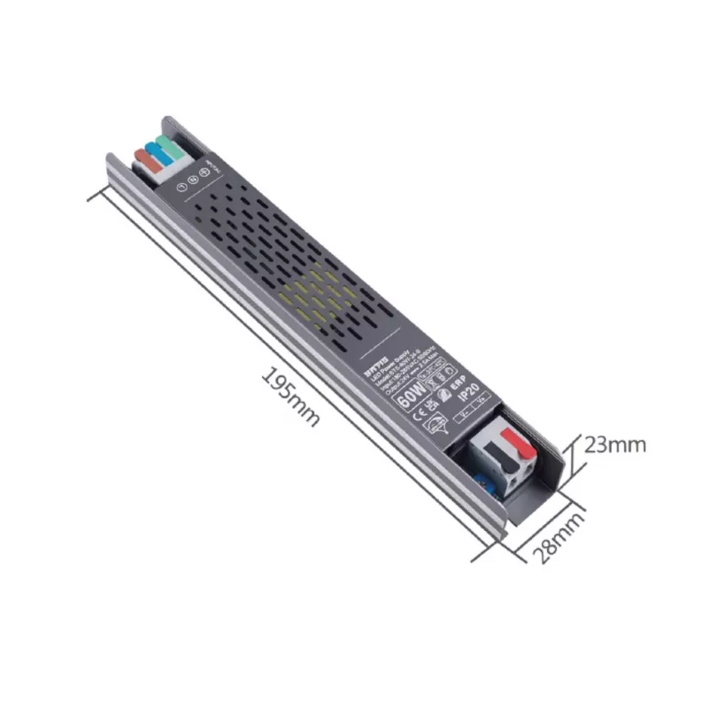 SYNERGY21 S21-LED-026124 24V 60W Slim Line LED-virtalähde