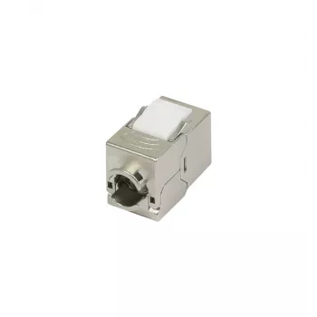 SYNERGY21 S216338V2 CAT6A suojattu Keystone Jack, työkaluton, Slim-line, RJ45, 500 MHz