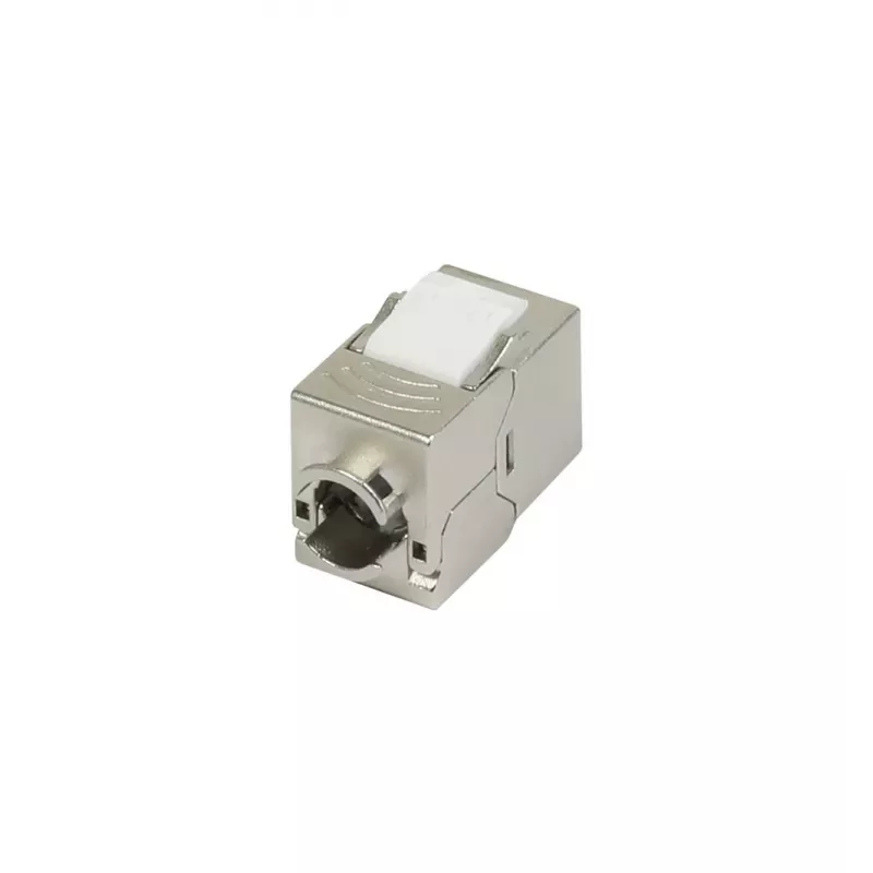 SYNERGY21 S216338V2 CAT6A suojattu Keystone Jack, työkaluton, Slim-line, RJ45, 500 MHz