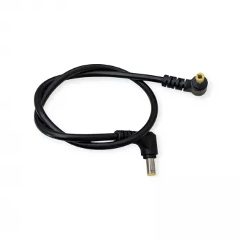 ALLNET DC-jatkokaapeli 5,5mm x 2,5mm pistoke naarasliittimeen 0,49 m musta ALL-Adapt-Ext5.5-2.5-490