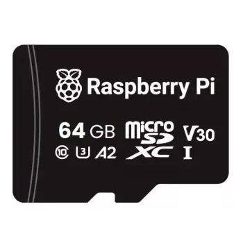 ALLNET Raspberry Pi 64GB Class 10 MicroSDXC muistikortti Raspberry Pi OS:lla RPI-MSD-64-OS